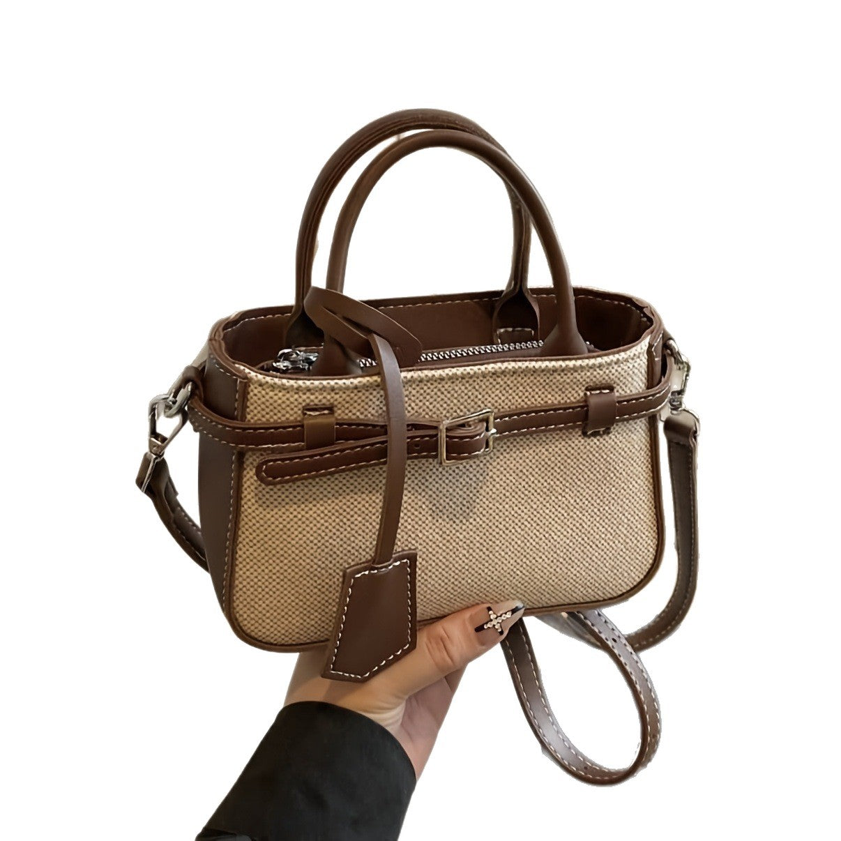 Commuter-friendly Tote New-style Single-shoulder Crossbody Bag With Stunning French Aesthetic