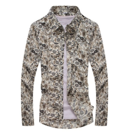 Men's Casual Slim Lapel Shirt New Style