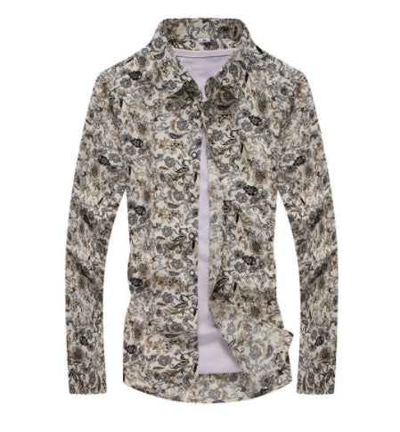 Men's Casual Slim Lapel Shirt New Style