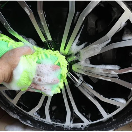 Microfiber Car Washer Sponge Cleaning Car Care Detailing Brushes Washing Towel Auto Gloves Styling Accessories