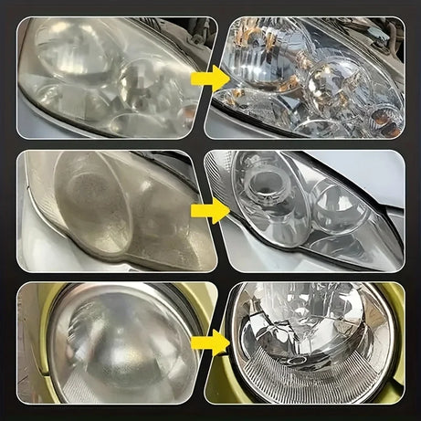 Car Headlight Restoration Polishing Headlamp Scratch Remover Repair Cleaning Paste Remove Oxidation Headlight Polish Liquid