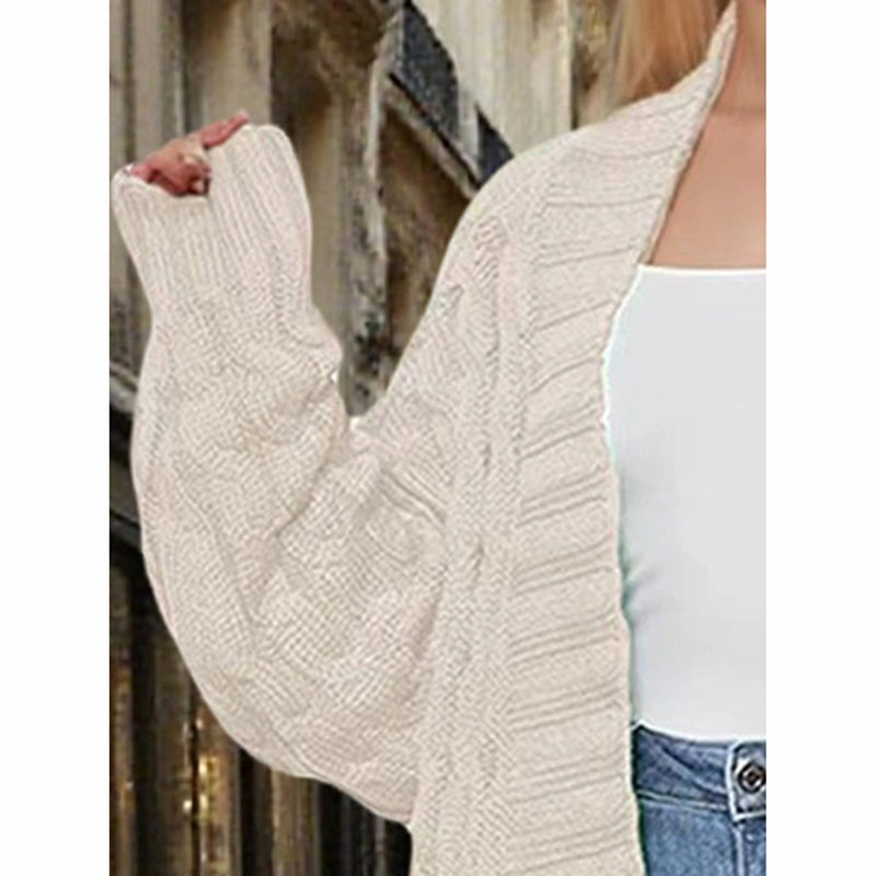 Women's Long Cardigan With Pockets - Spring Fall Open Front Duster Coat Sweater