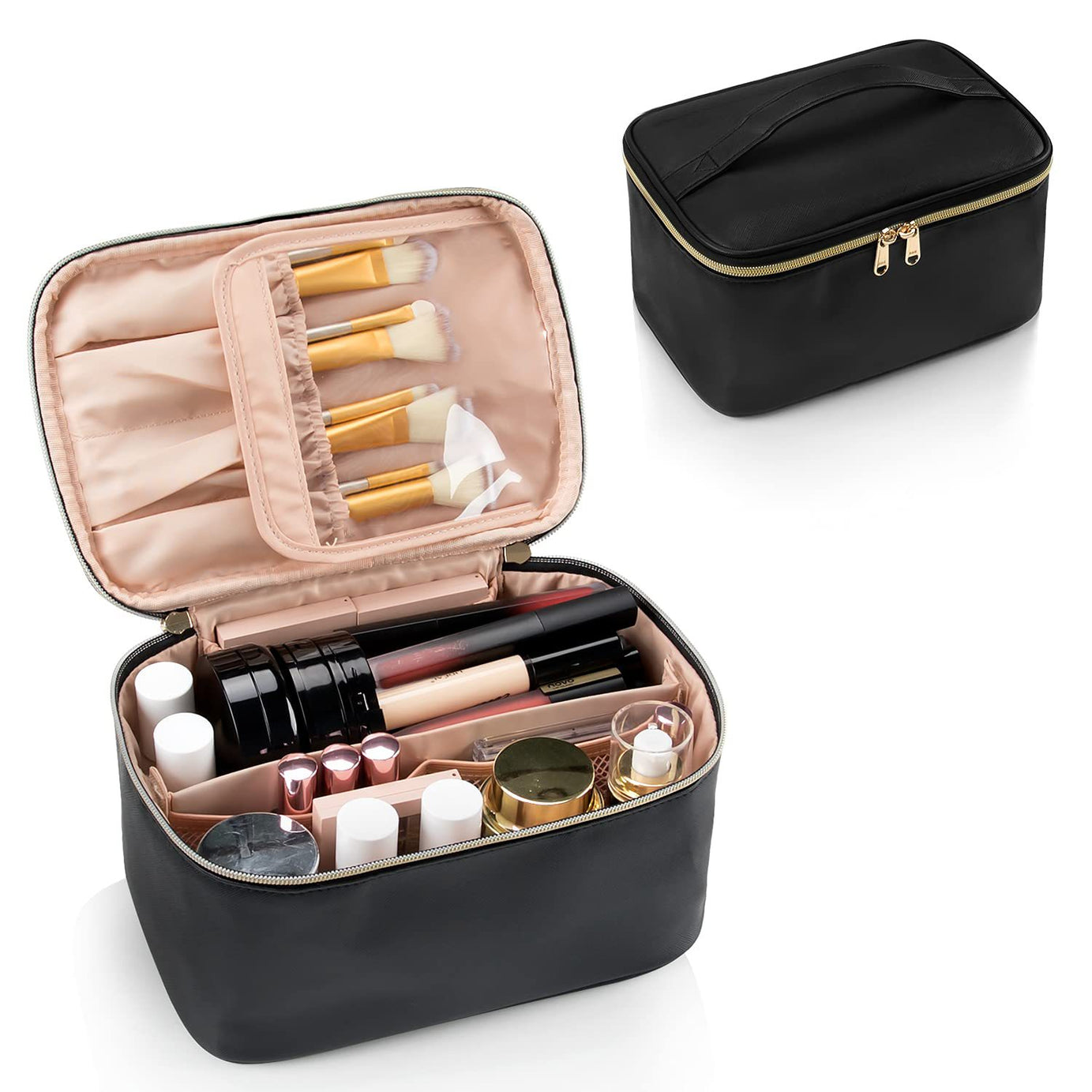 Portable Makeup Bag, Large-capacity Cosmetic Case, High-quality Storage