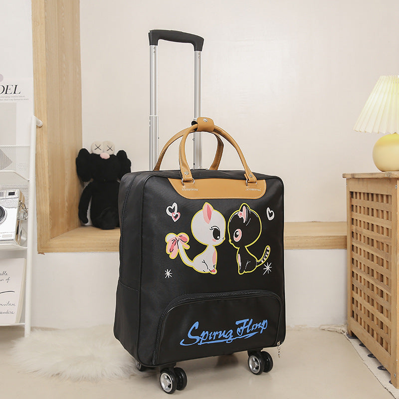 Trolley Bag Iron Tower Beauty Universal Wheels