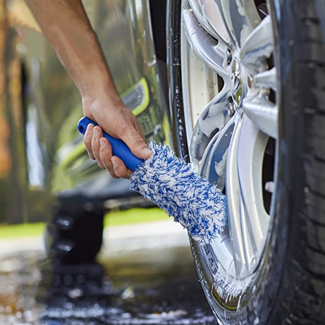 Microfiber automotive wheel brush Tire rim cleaning brush Automotive wheel brush Tire brush