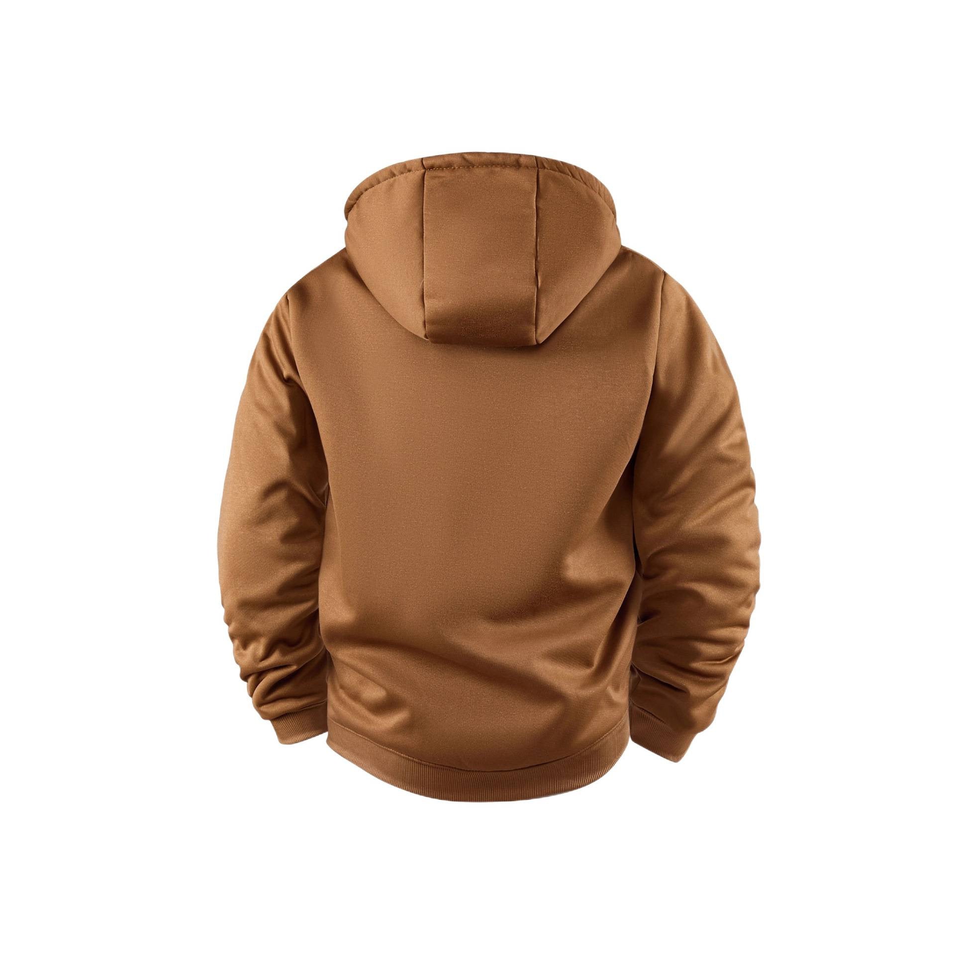 Sports Hooded Fleece-lined Jacket