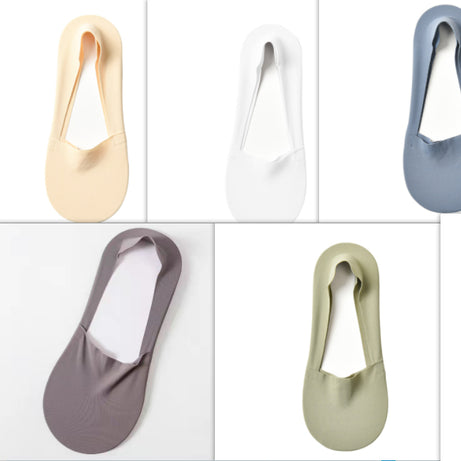 Women's Fashion Silicone Non-slip Shallow Boat Socks