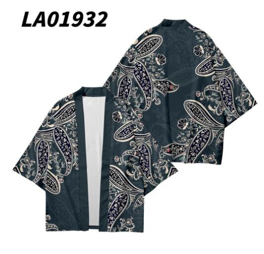 Daisy Print Sleeve Shirt Robe Cardigan Loose Large Size