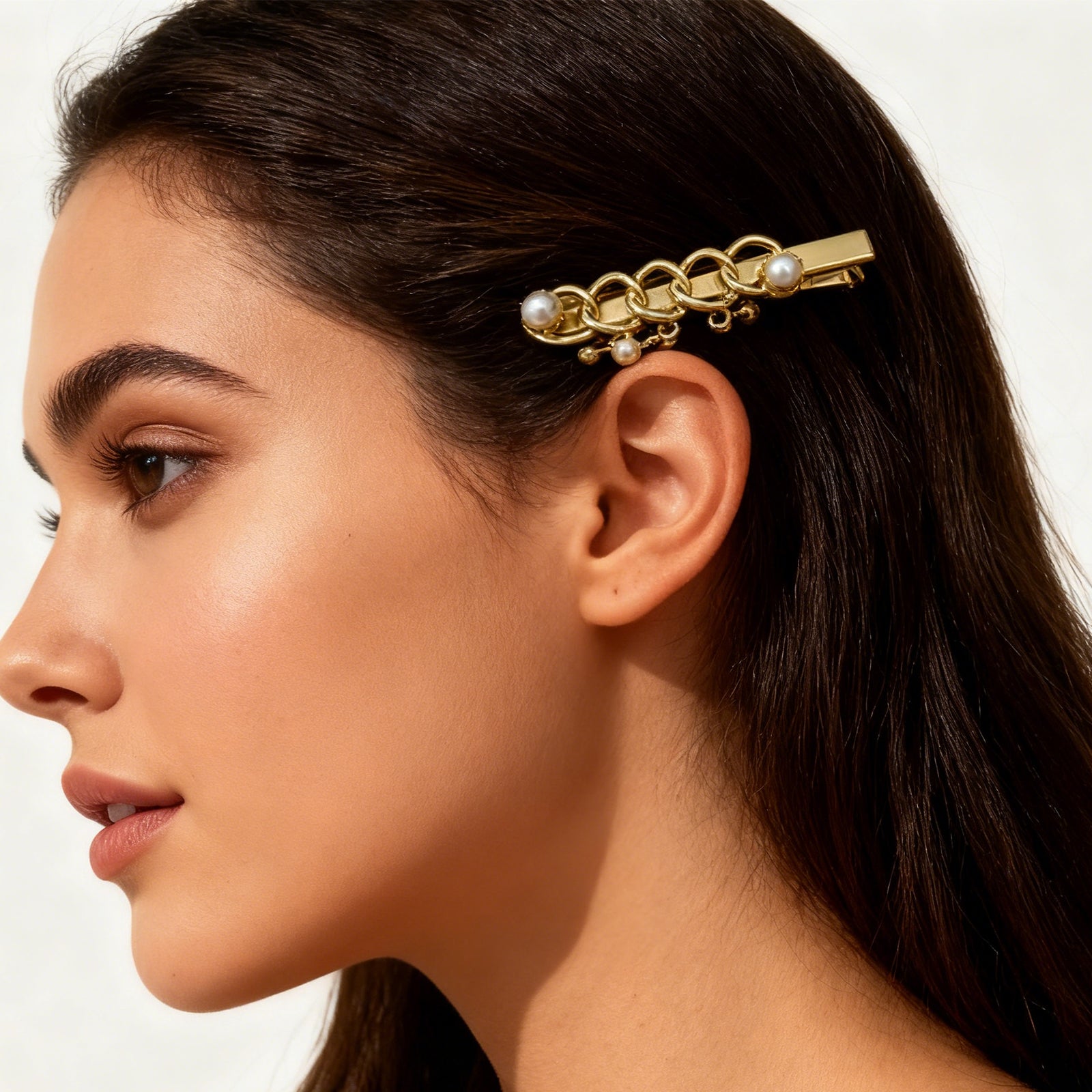 Pearl Chain Hairpin-2988
