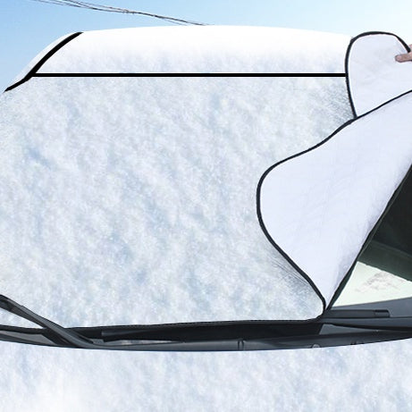 Car snow block front windshield antifreeze cover winter front gear snowboard windshield snow cover frost guard