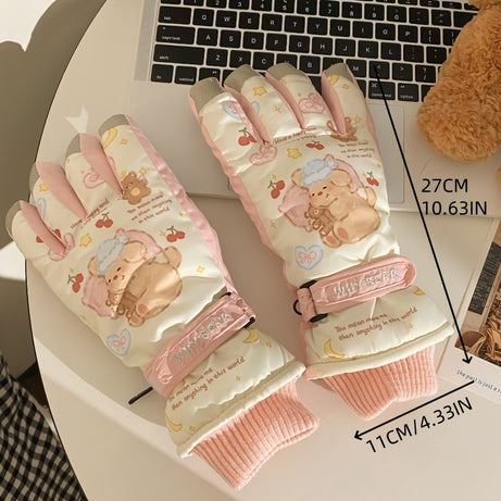 Only Self Pickup-Ski Gloves -blue