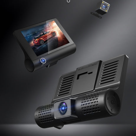 1080P High-definition Three-record Driving Recorder