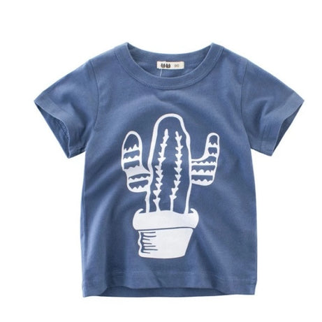 Children's Wear Summer New Korean Children's Boys Cotton T-shirt Men's Treasure In Children's Short Sleeves