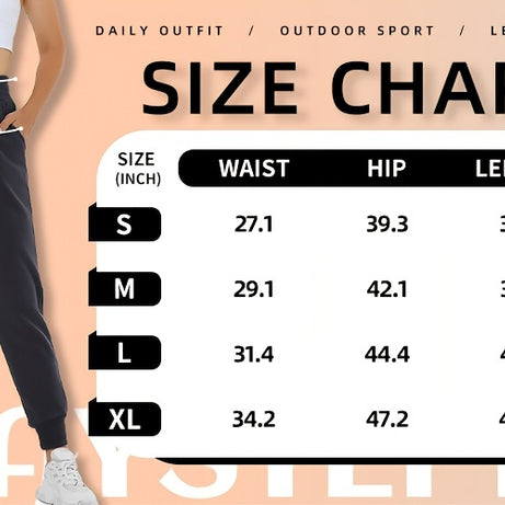 Women's Fleece Sweatpants Jogger Fleece Pants With Drawstring Waist, Boyfriend Style, Long, Solid Color, Slightly Stretchy Fabric