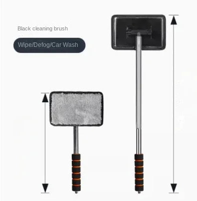 Automobile Windshield Water Scraping Telescopic Automobile Glass Wiper Auto Cleaning Tools Window Cleaning Brush Cleaning Cloth
