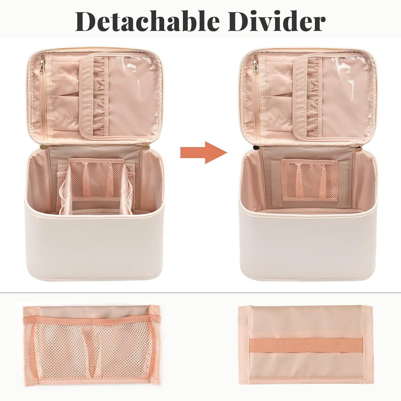 Portable Makeup Bag, Large-capacity Cosmetic Case, High-quality Storage