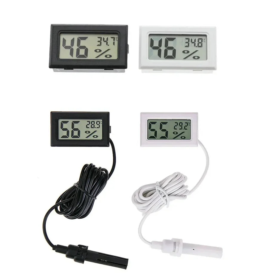 Thermometer Hygrometer Reptile Pet Incubation Breeding Turtle Gecko Hermit Crab Electronic Thermometer High Precision Parrot
