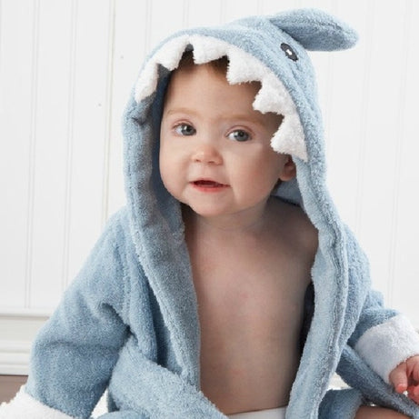 Cartoon Cute Animal Modeling Baby Bath Towels Baby Bathrobes Cotton Children's Bathrobes Baby Hooded
