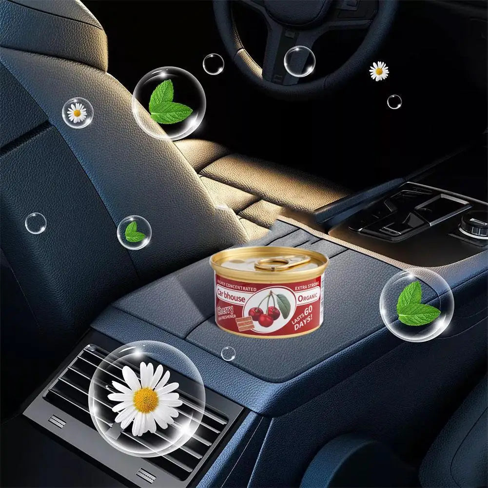 Car Air Freshener Bubble Gum Scent Organic Cans Odor Eliminator Essential Long-Lasting Strong Fragrance For Auto Home Closet