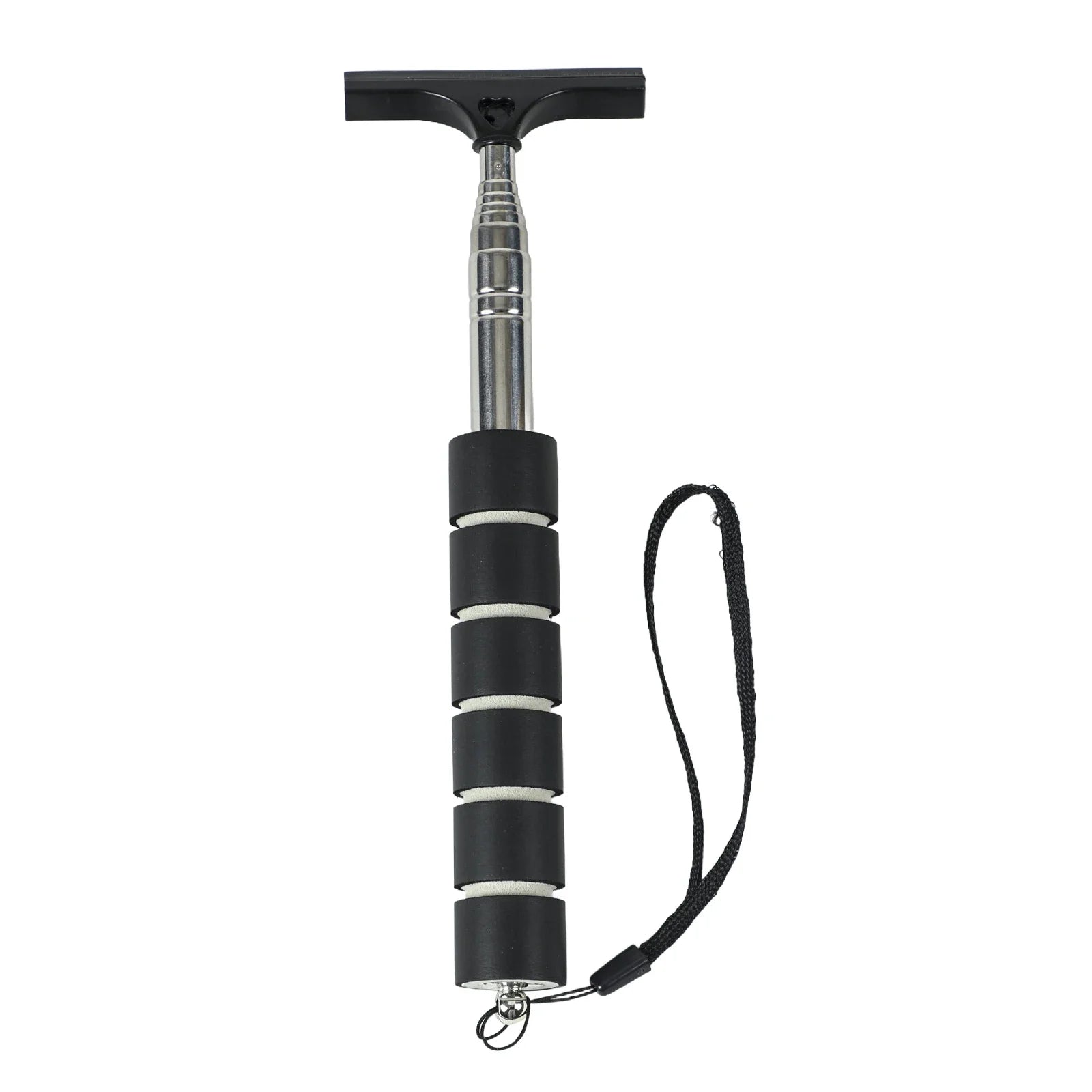 Car Rearview Mirror Wiper Telescopic Handle Car Rearview Mirror Wiper Durable Stainless Auto Glass Cleaning Tools Cleaning Brush