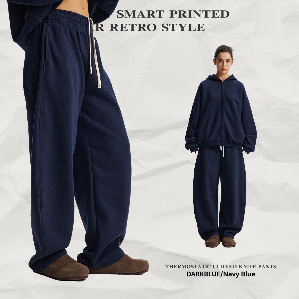 Hooded Cardigan Sweater Set For Men And Women