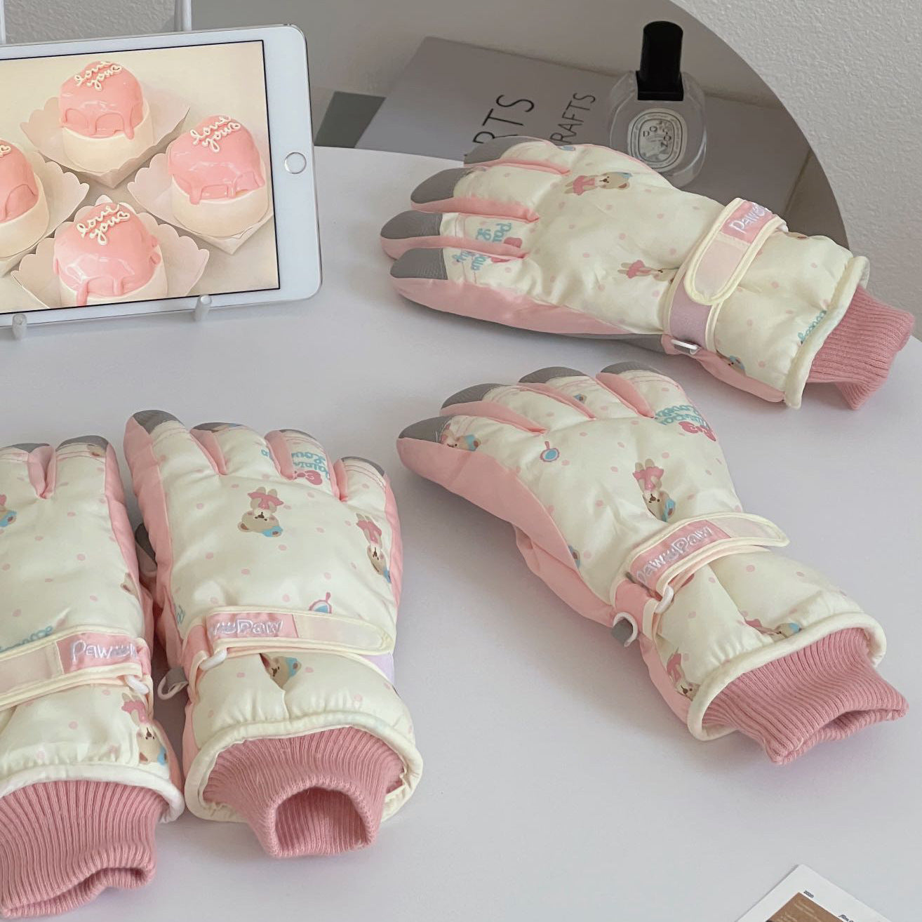 Only Self Pickup-Ski Gloves -blue