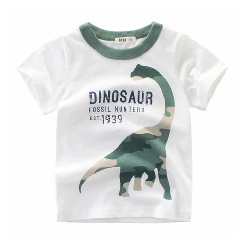 Children's Wear Summer New Korean Children's Boys Cotton T-shirt Men's Treasure In Children's Short Sleeves