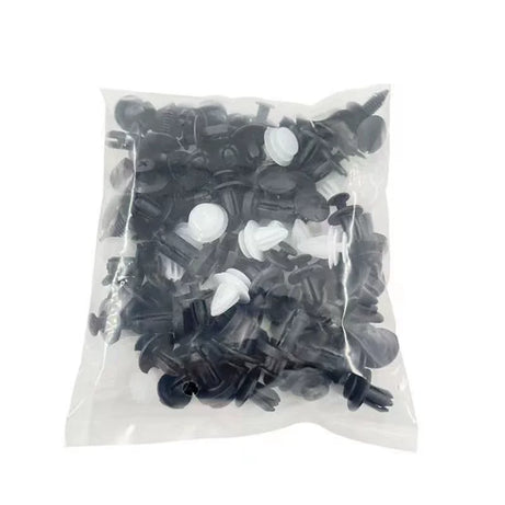 100pcs Auto Fastener Clip Kit Fender Rivet Clips Car Body Push Retainer Pin Rivet Bumper Door Trim Panel Retainer Car Clips