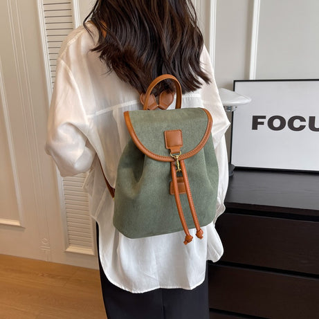 Casual Niche Design Suede Women's Backpack