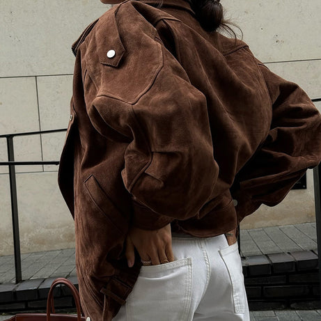 Women's Casual Zip Up Jacket, Fall Long Sleeve Outerwear Coat With Pockets