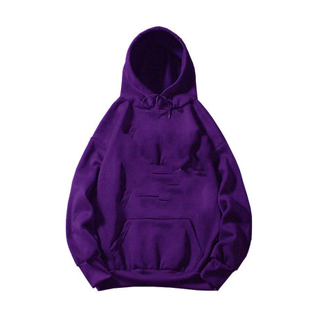 Unisex Fleece Hooded Pullover Sweater