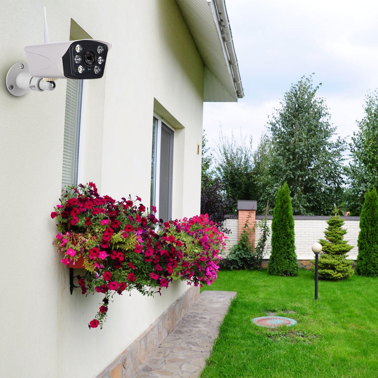 3 Packs  Per Set Security Camera Wall Mount For Arlo 360 Degree Adjustable Camera Holder Garden Patio Screw Mount Universal Fit For  Imperial Standard Screw Interface No Camera