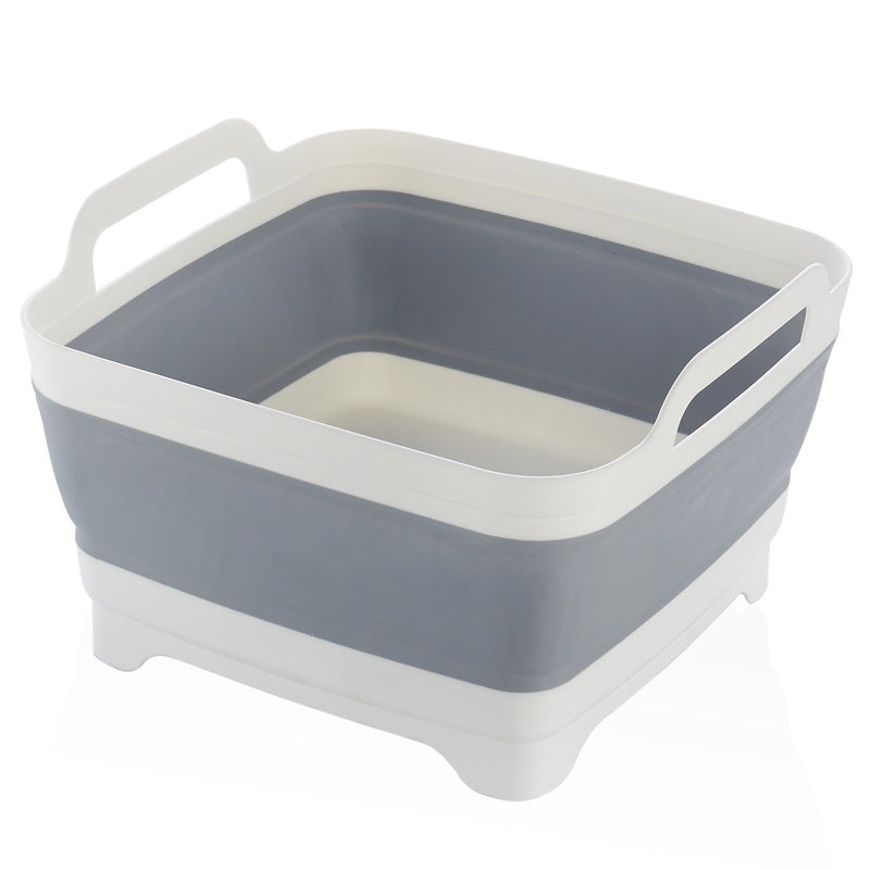 Portable Travel Washing Vegetables Washing Ice Bucket Fruit Basin