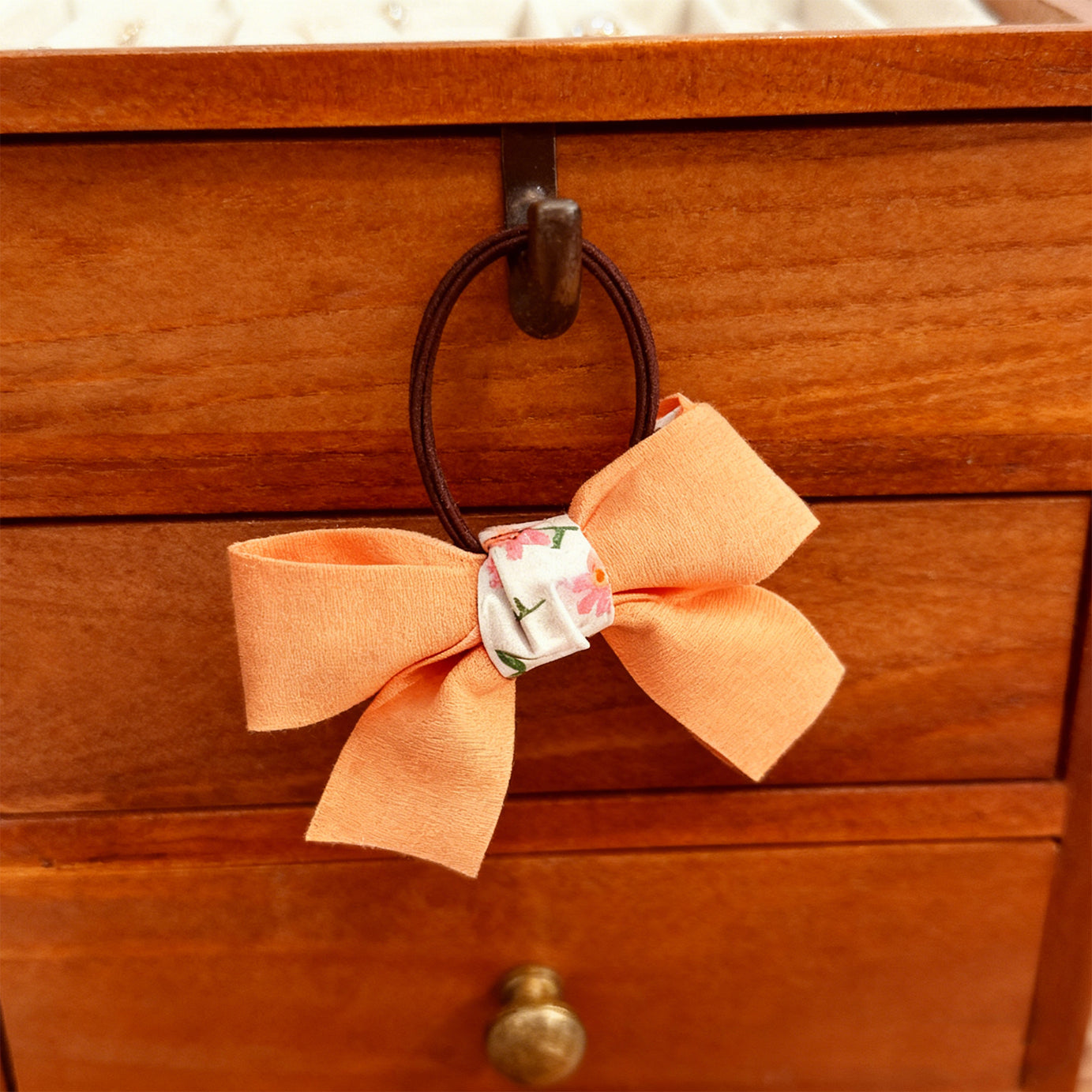 Bow Hair Ties-Orange 9771