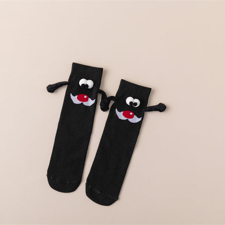 Couple Magnetic Handle Cute Hand Socks Christmas