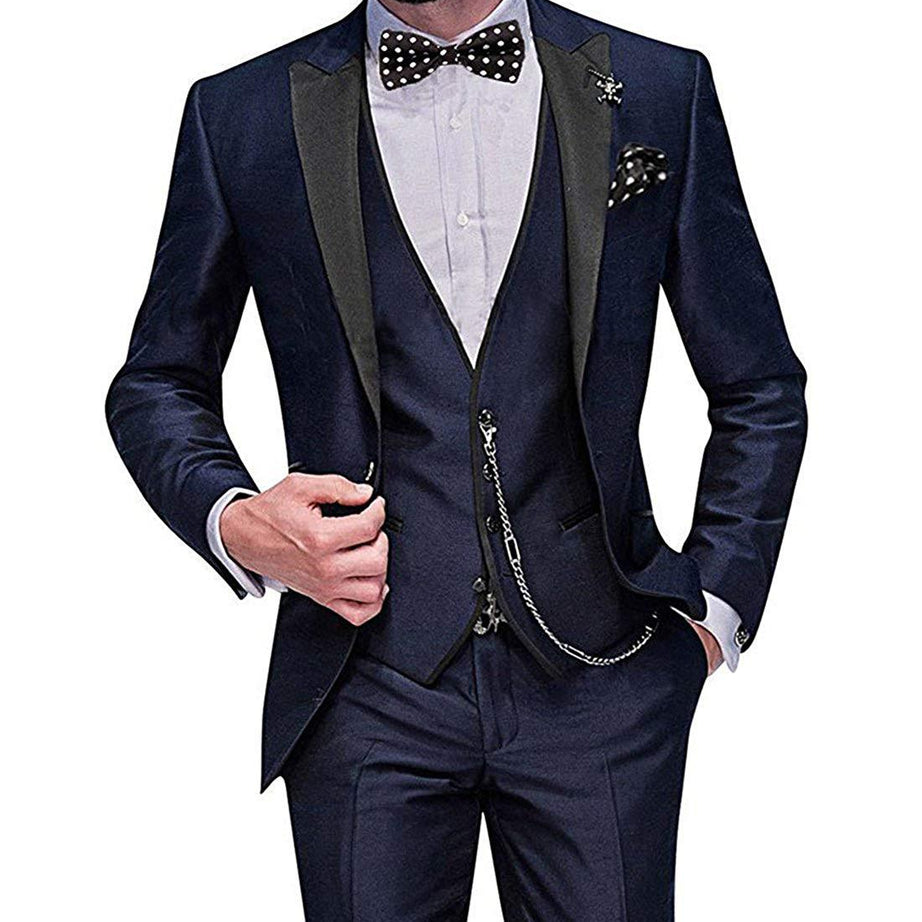 Men's Three-piece Suit Bridegroom Best Man Wedding Suit Men