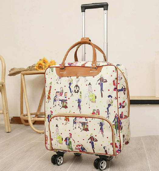 Trolley Bag Iron Tower Beauty Universal Wheels