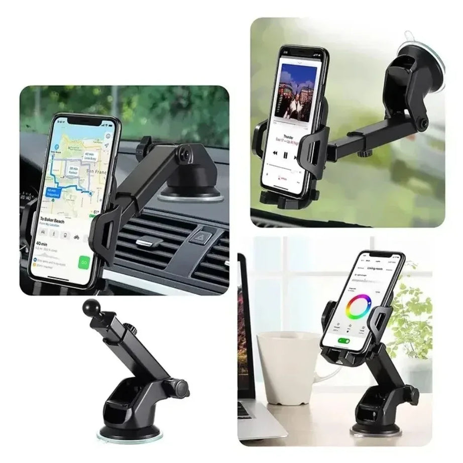 2025 New  Car Phone Holder Mount Stand Sucker Suction Cup Air Vent Smartphone Support in Car Bracket for iPhone Samsung Xiaomi