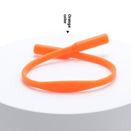 Solid Color Simple Silicone Glasses Non-slip Rope Glasses Strap