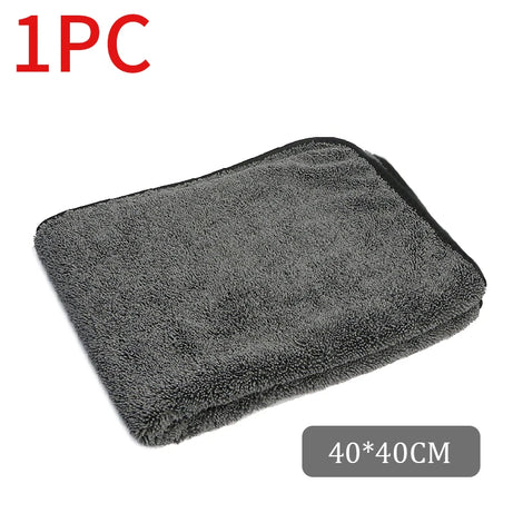 Professional Car Cleaning Towel Thickened Ultrafine Fiber 600GSM Car Washing Accessories Quick Drying Cloth Not Damaging the Car