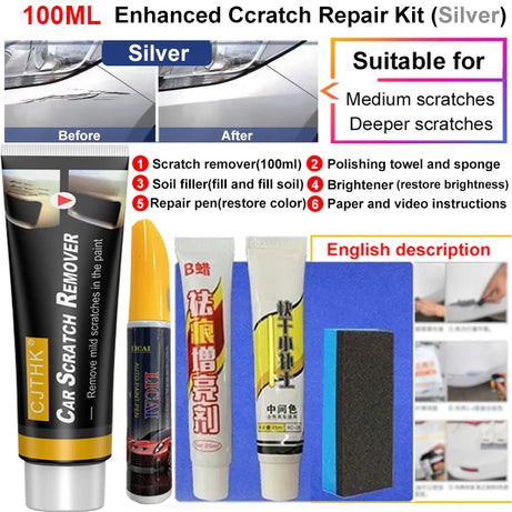Car Scratch Remover Paint Care Tools Auto Swirl Remover Scratches Repair Polishing Auto Body Grinding Compound Anti Scratch Wax