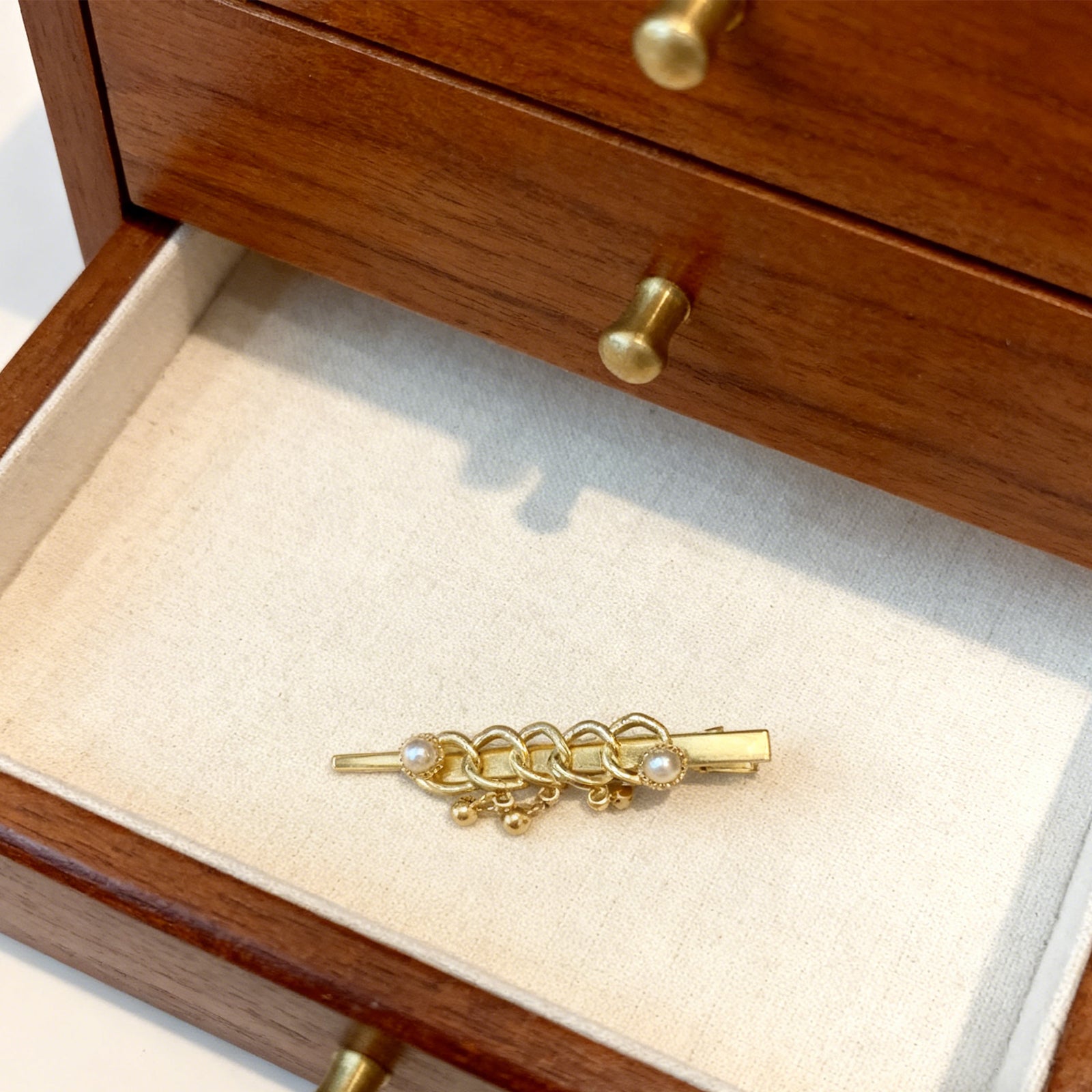 Pearl Chain Hairpin-2988