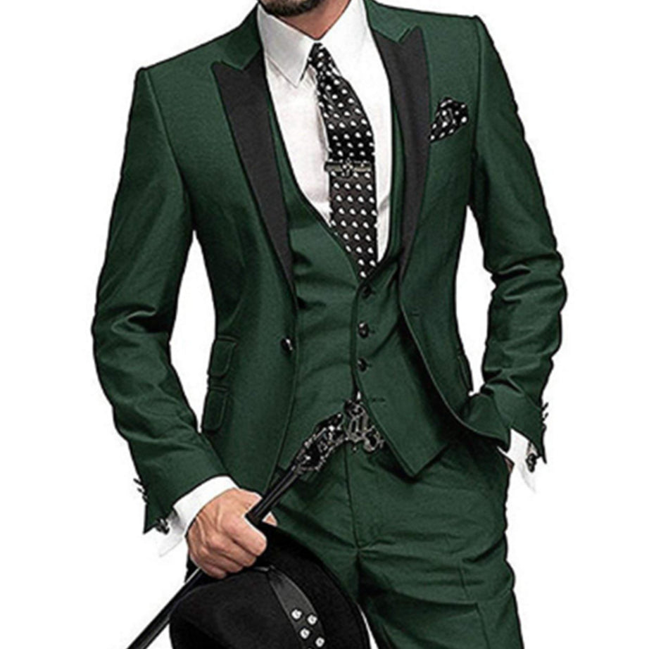 Men's Three-piece Suit Bridegroom Best Man Wedding Suit Men