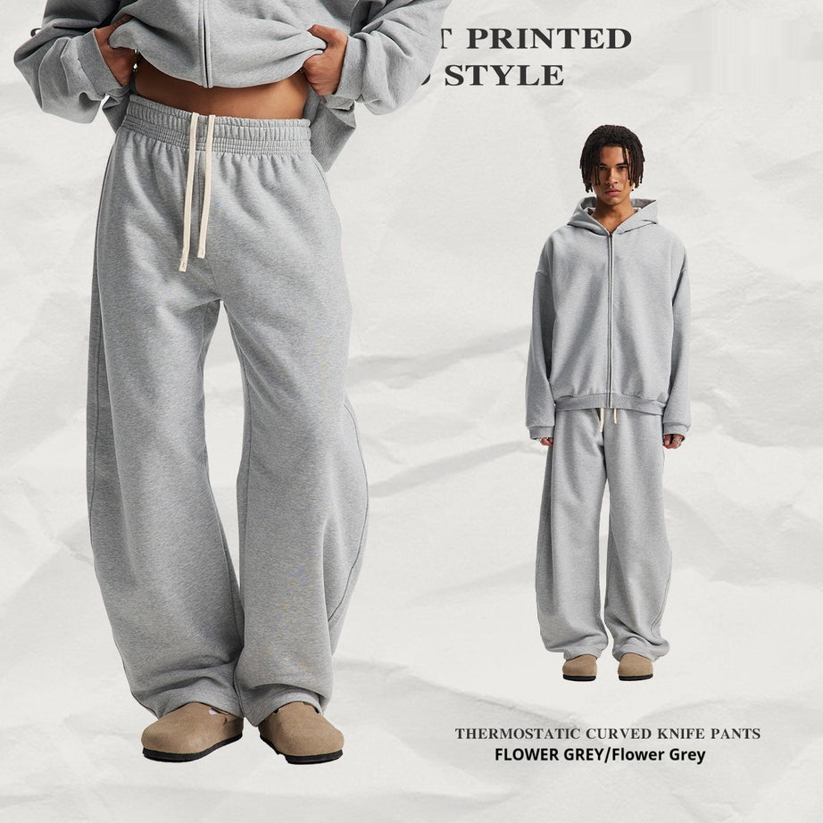 Hooded Cardigan Sweater Set For Men And Women