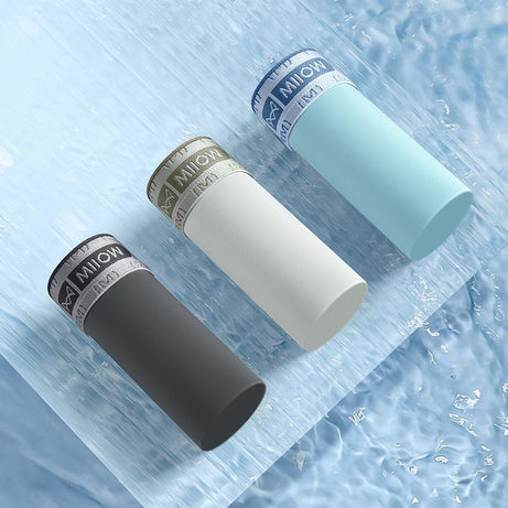 Seamless Ice Silk Mens Boxer Briefs