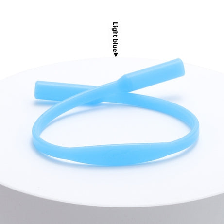 Solid Color Simple Silicone Glasses Non-slip Rope Glasses Strap