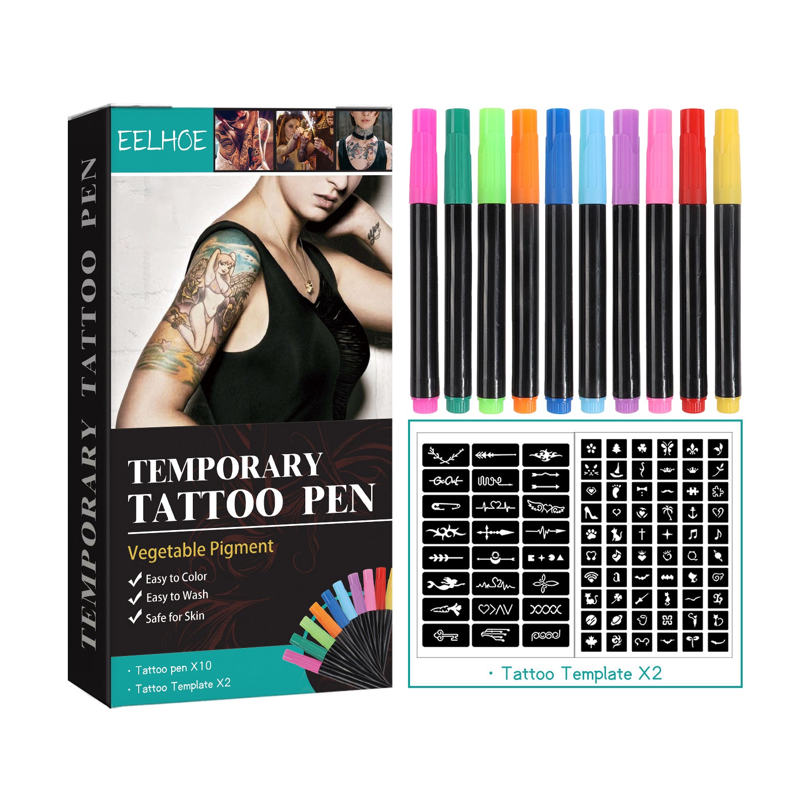 Temporary Tattoo Pen Set
