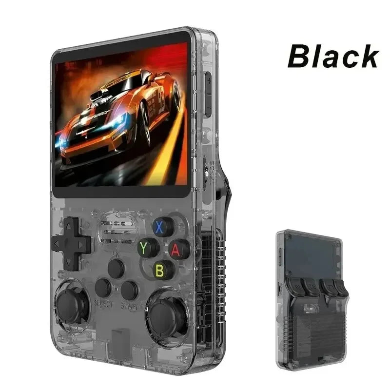 NEW R36S Retro Handheld Video Game Console Linux System 3.5-inch IPS Screen Mini Portable Handheld Video Player 64GB 15000 Games