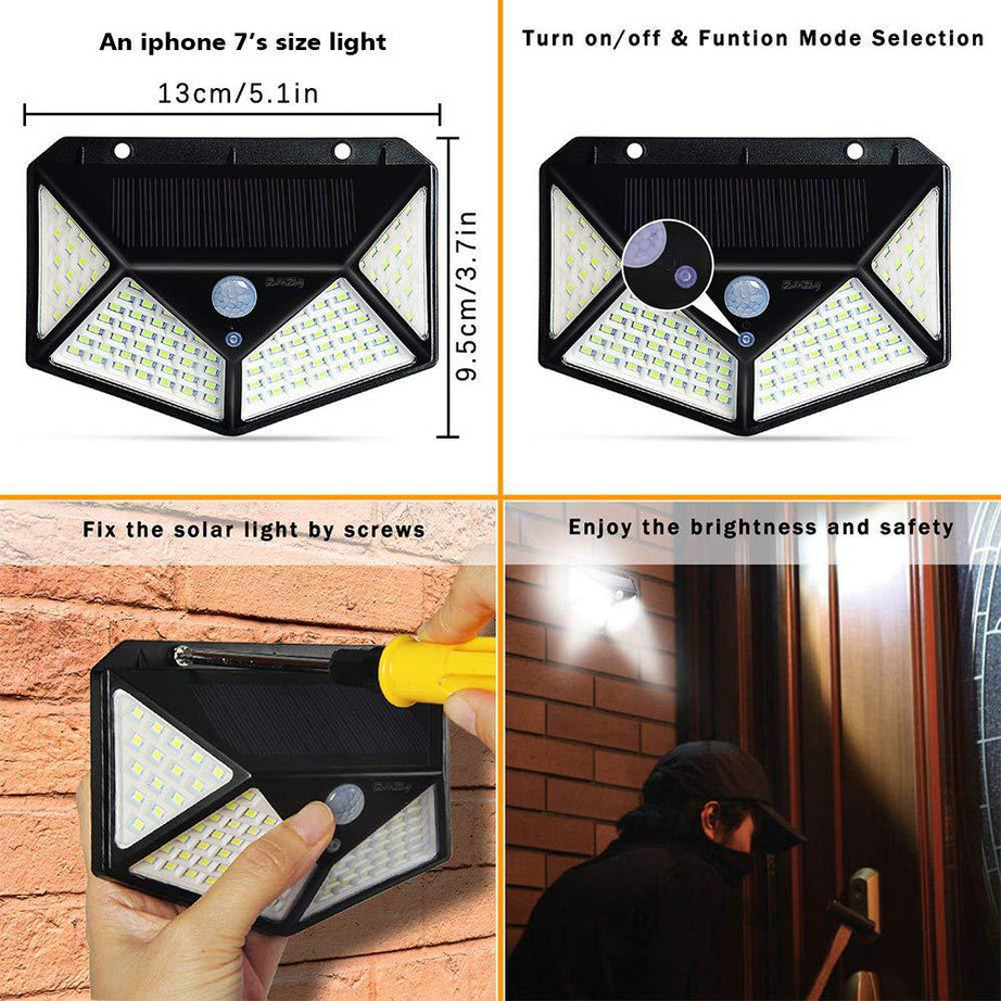 LED Solar Wall Light