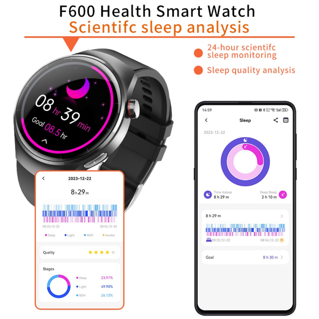 2025 New 1.55-inch Disc Smart Watch Health Tracker Health Manager